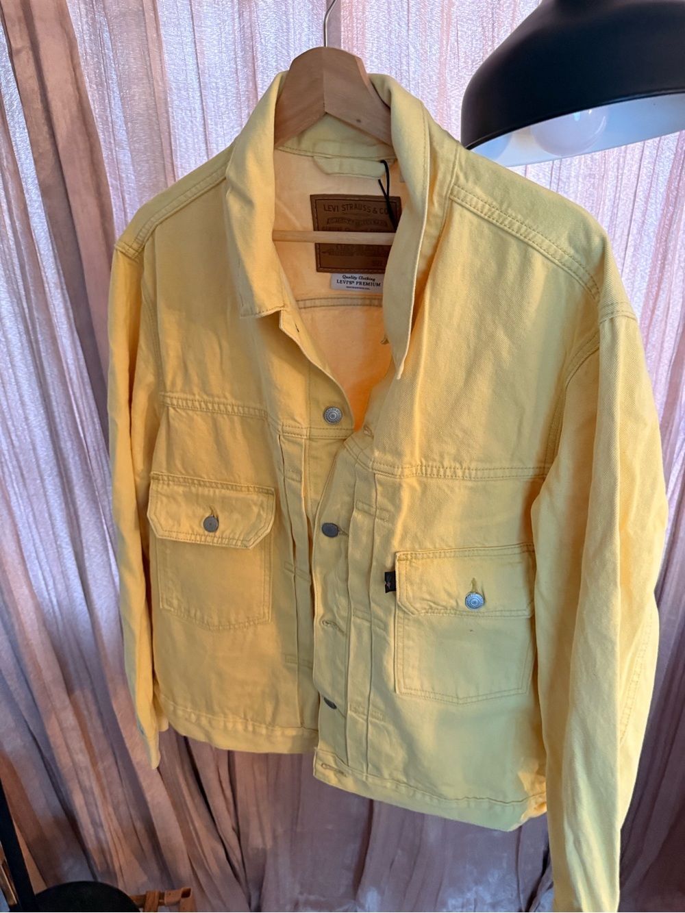 NWT Levi's Premium Muted Dyed Trucker Jacket - Men's